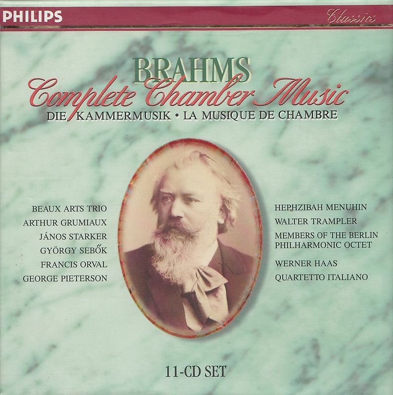 Beaux Arts Trio - Brahms: Complete Chamber Music - Die Kammermusik [11 CDs]