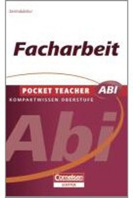 Pocket Teacher Abi Facharbeit