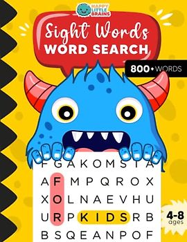 Sight Words Word Search for Kids ages 4-8: 101 Word Search Puzzles, High Frequency Words Activity Book ages 4, 5, 6, 7, 8