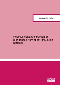 Reactive solvent extraction of manganese from spent lithium-ion batteries