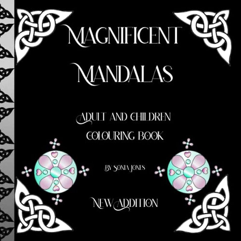 Marvellous Mandalas adult and children's colouring book