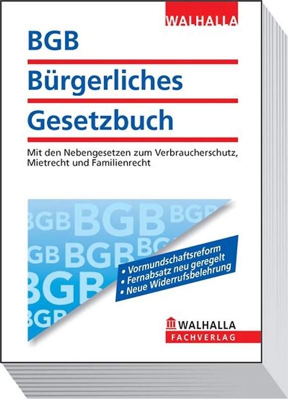 BGB - Bürgerliches Gesetzbuch