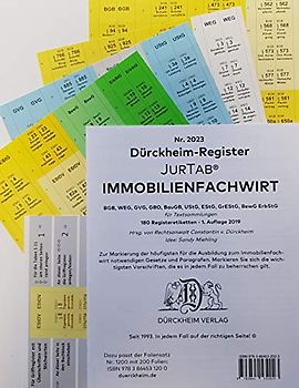 DürckheimRegister® IMMOBILIENFACHWIRT Griffregister (2023)