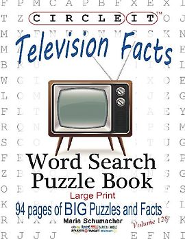 Circle It, Television Facts, Word Search, Puzzle Book