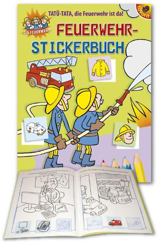 Feuerwehr-Stickerbuch