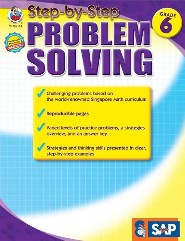 Step-By-Step Problem Solving, Grade 6
