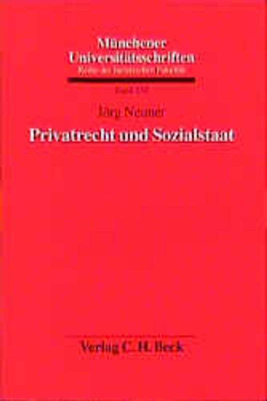 Privatrecht und Sozialstaat