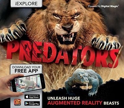 De La Bedoyere, C: iExplore - Predators: Unleash Huge Augmented Reality Beasts