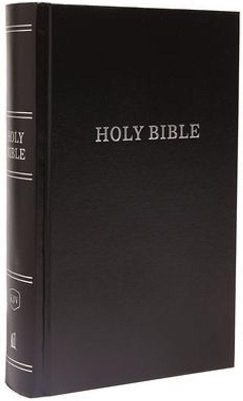 KJV, Pew Bible, Hardcover, Black, Red Letter Edition
