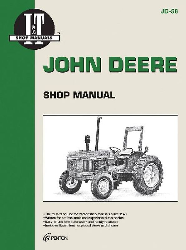 John Deere Model 2150-2555 Tractor Service Repair Manual