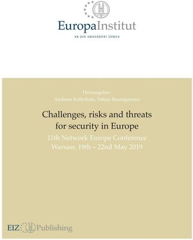 Challenges, risks and threats for security in Europe