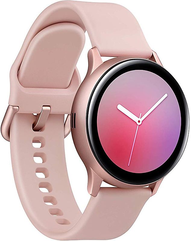Samsung Galaxy Watch Active2 40 mm - Boîtier en aluminium or et bracelet sport or [Wi-Fi]