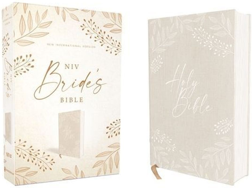 Niv, Bride's Bible, Cloth Over Board, Cream, Red Letter, Comfort Print
