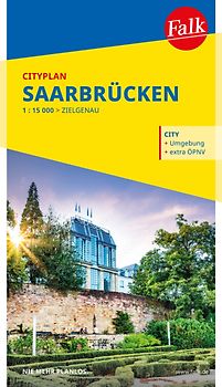 Falk Cityplan Saarbrücken 1:15.000