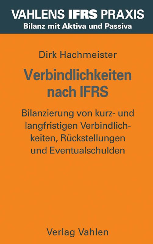 Verbindlichkeiten nach IFRS