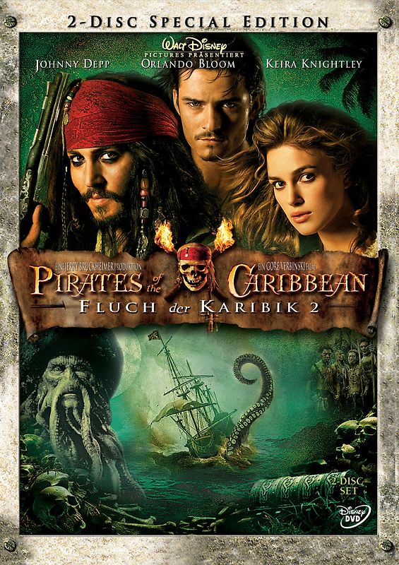 Pirates of the Caribbean - Fluch der Karibik 2 (Special Edition) DVD