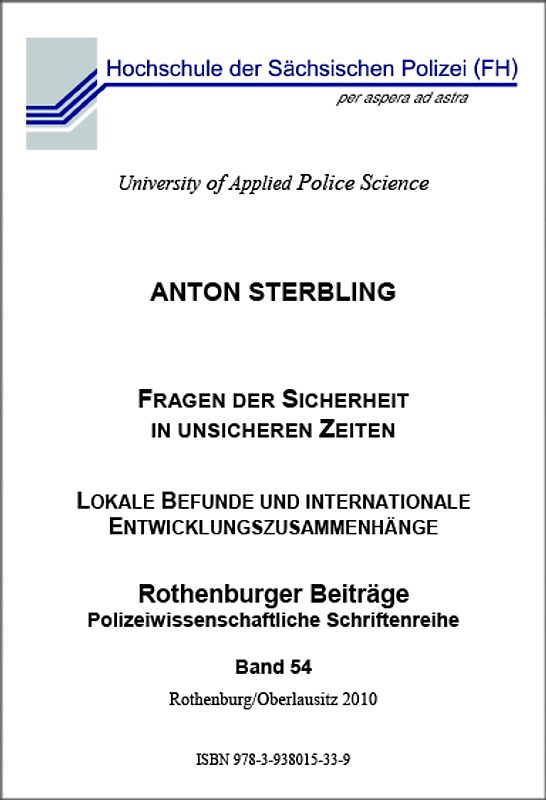 Fragen der Sicherheit in unsicheren Zeiten
