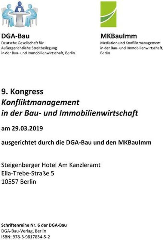 Schriftenreihe der DGA-Bau Nr. 6