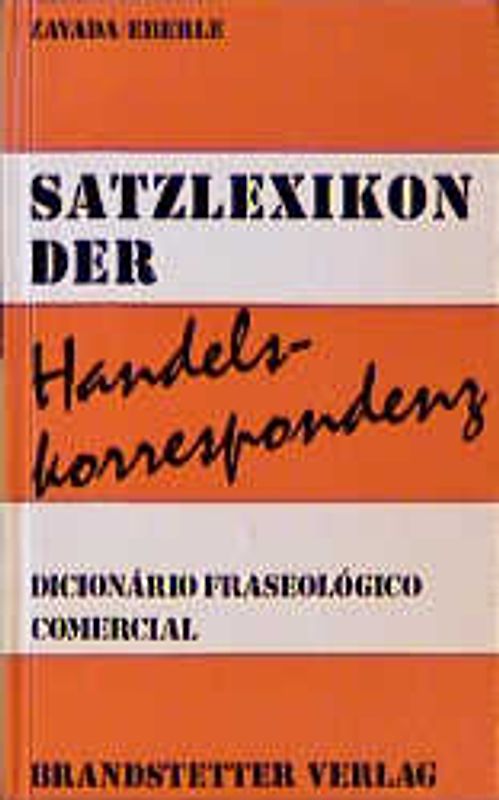 Satzlexikon der Handelskorrespondenz