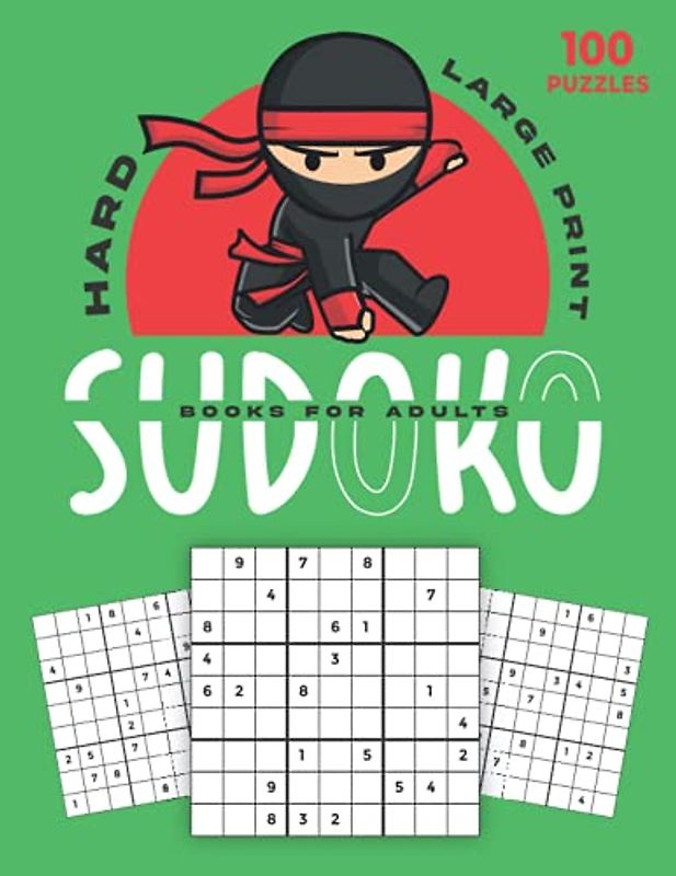 Suduko Books for Adults: 100 Large Print Hard Puzzles (Soduko for Adults)