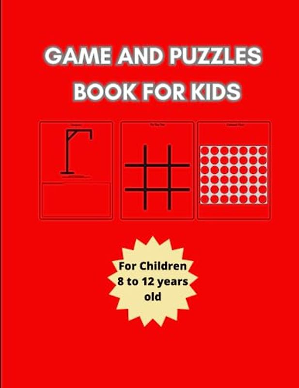 Game And Puzzles: Book For Kids