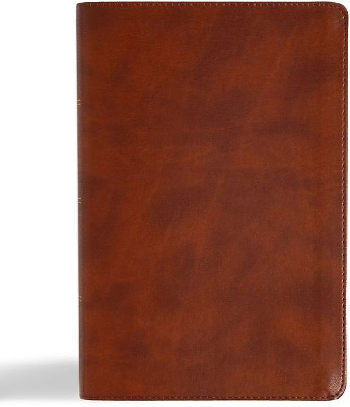 CSB Oswald Chambers Bible, Saddle Leathertouch