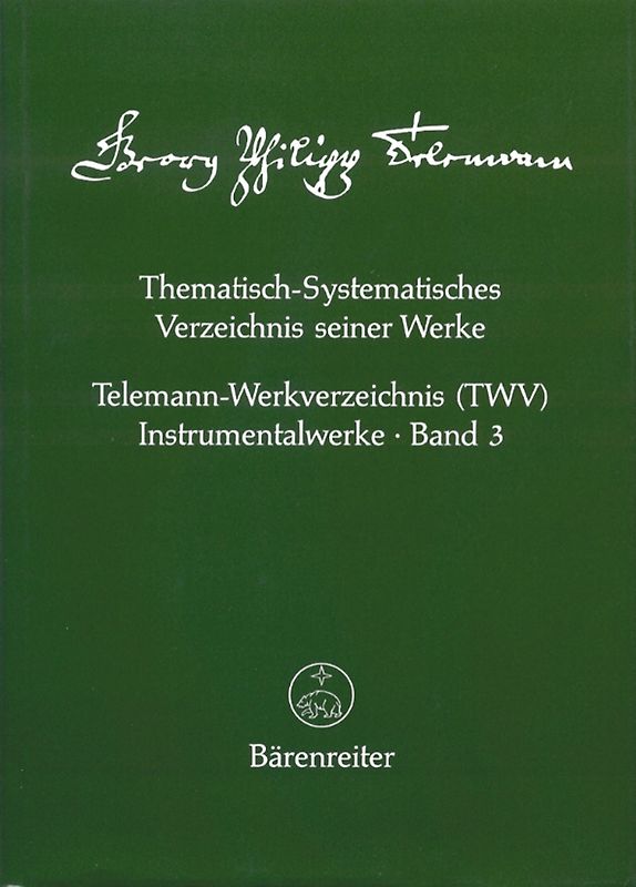 Thematisch-systematisches Verzeichnis seiner Werke / Thematisch-systematisches Verzeichnis seiner Werke, Band 1-3