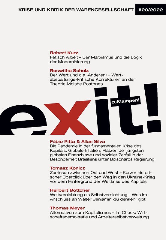 Exit! Krise und Kritik der Warengesellschaft 20/2023