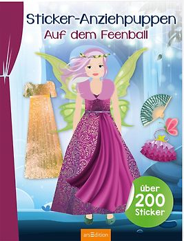 Sticker-Anziehpuppen – Auf dem Feenball