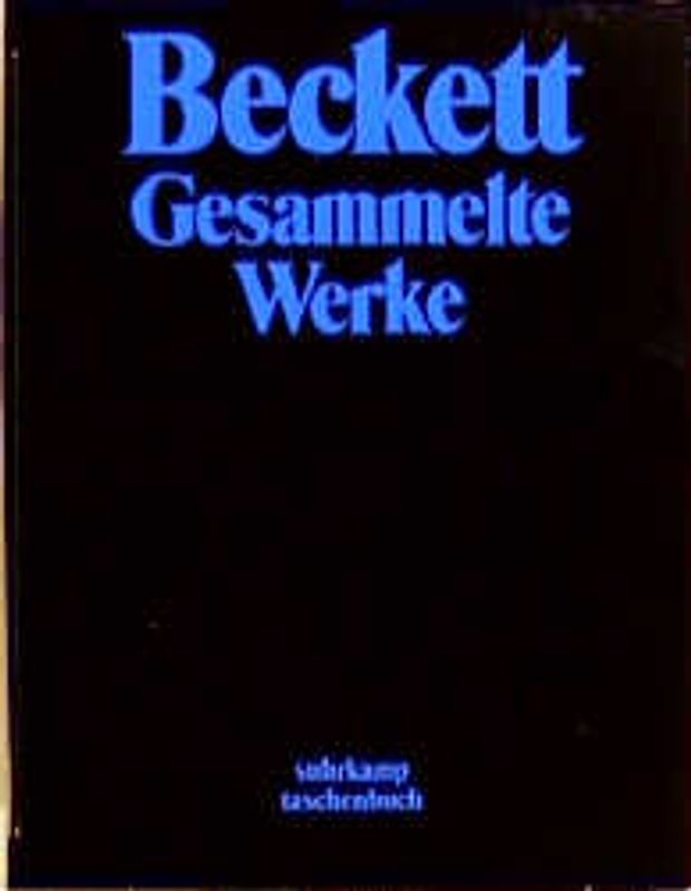 Gesammelte Werke in den suhrkamp taschenbüchern