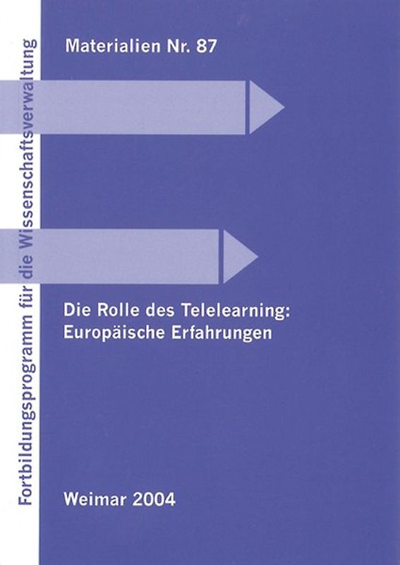 Die Rolle des Telelearning: Europäische Erfahrungen