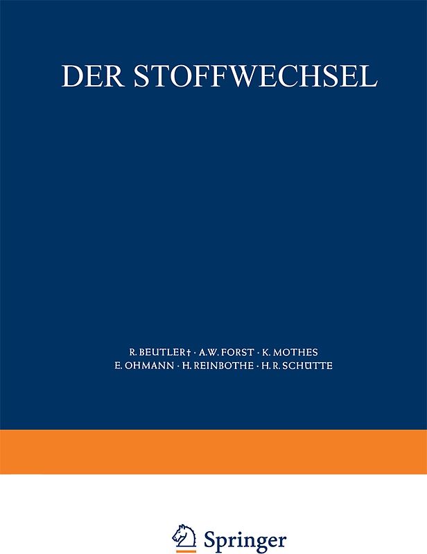 Der Stoffwechsel