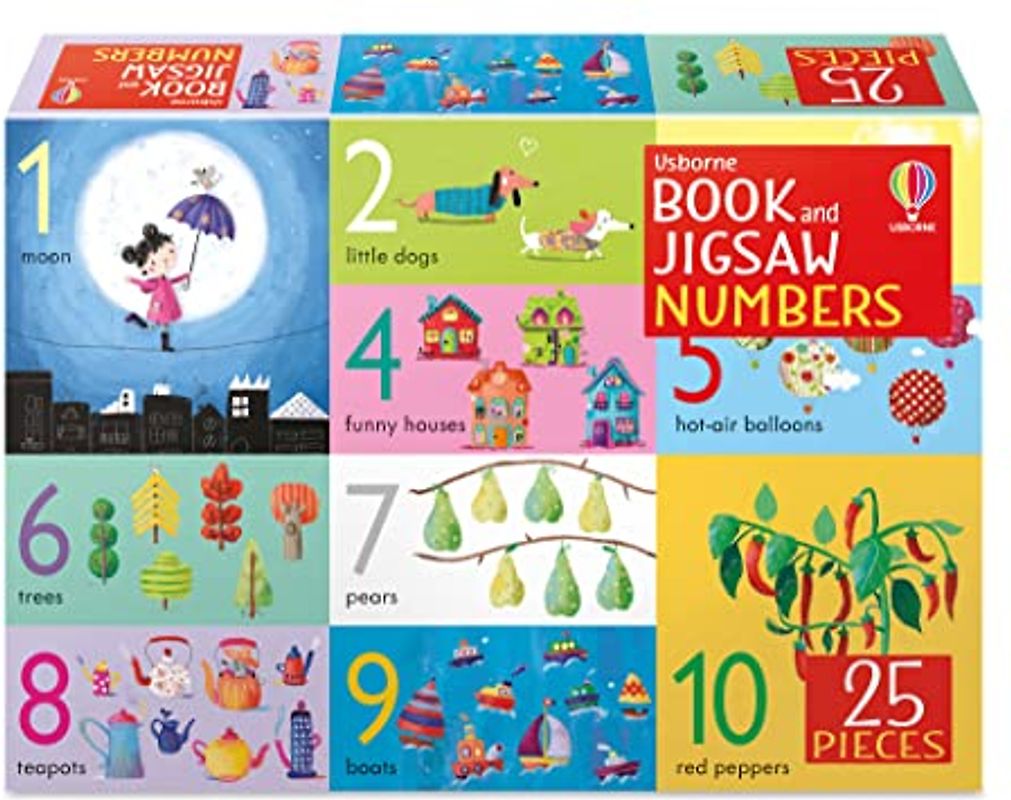 Book and Jigsaw Numbers (Usborne Book and Jigsaw): 1