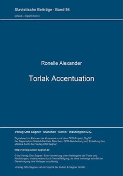 Torlak Accentuation