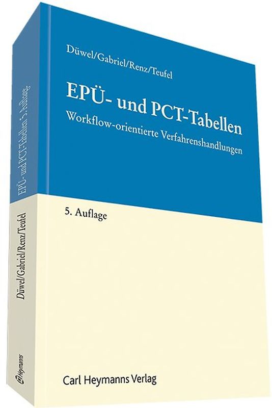 EPÜ- und PCT-Tabellen
