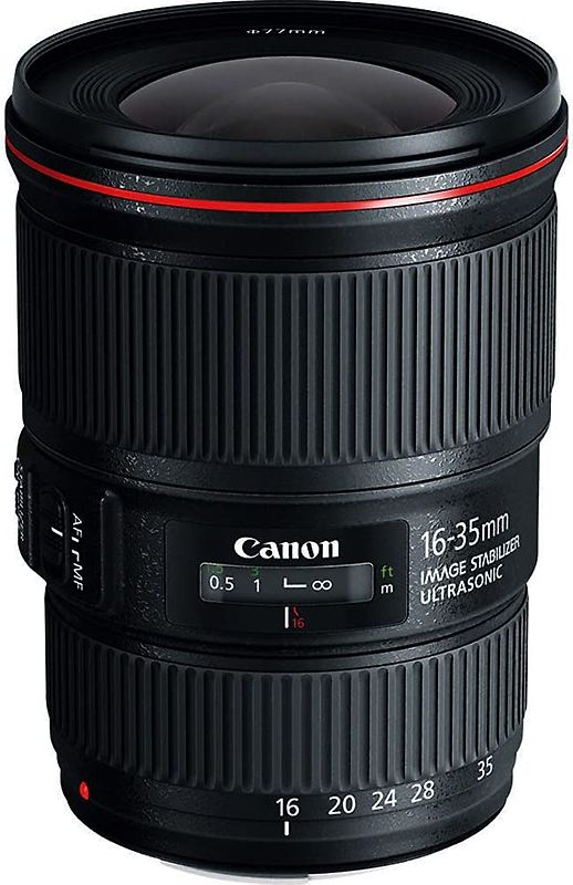 Canon EF 16-35 mm F4.0 IS L USM 77 mm Filtergewinde (Canon EF Anschluss) schwarz