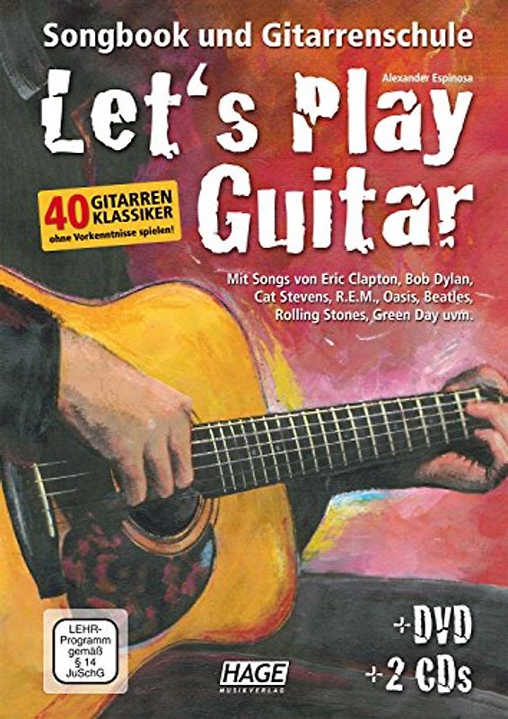 Let's Play Guitar - Band 1 mit 2 CDs und QR-Codes
