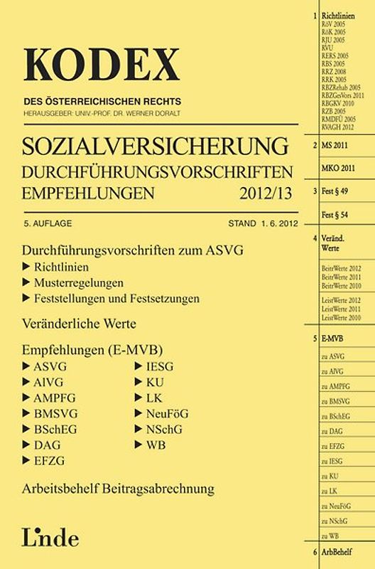 KODEX Sozialversicherung, Band III