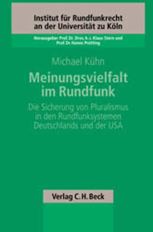 Meinungsvielfalt im Rundfunk