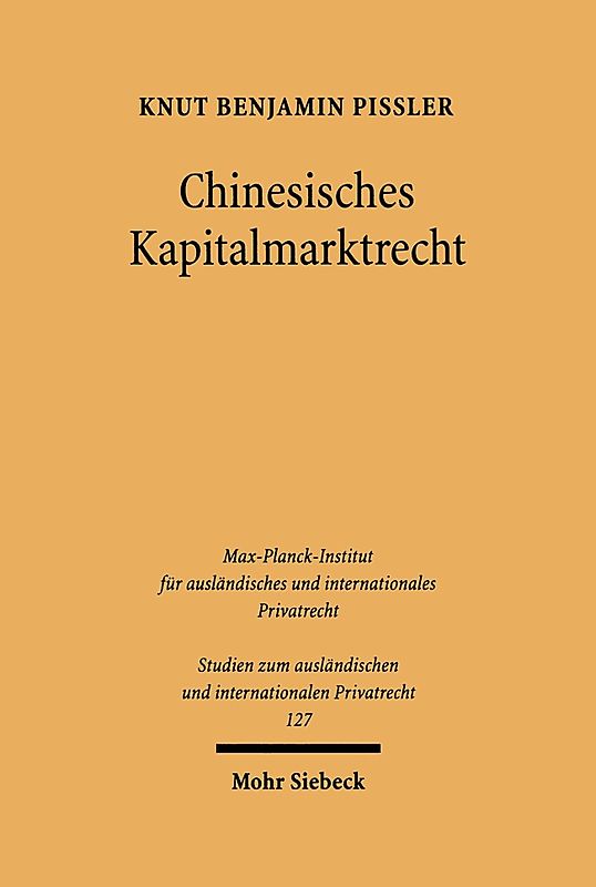 Chinesisches Kapitalmarktrecht