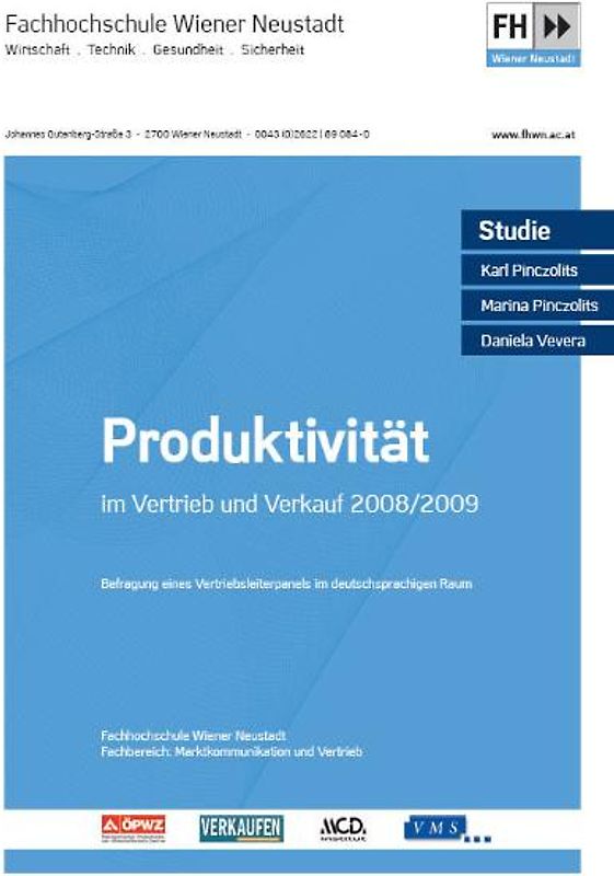 Produktivität im Vertrieb und Verkauf 2008/2009
