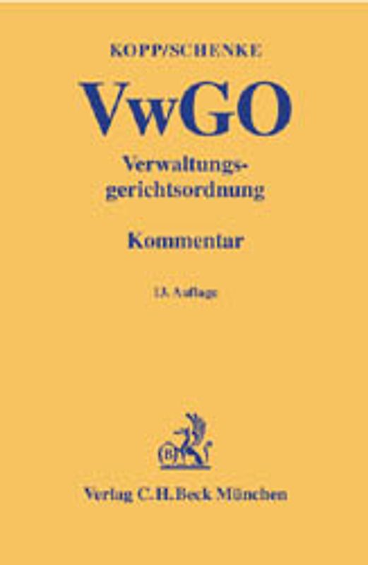 Verwaltungsgerichtsordnung (VwGO)