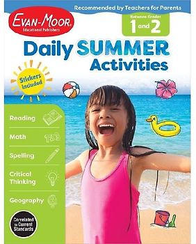 Daily Summer Activities Moving from 1st to 2nd Gr