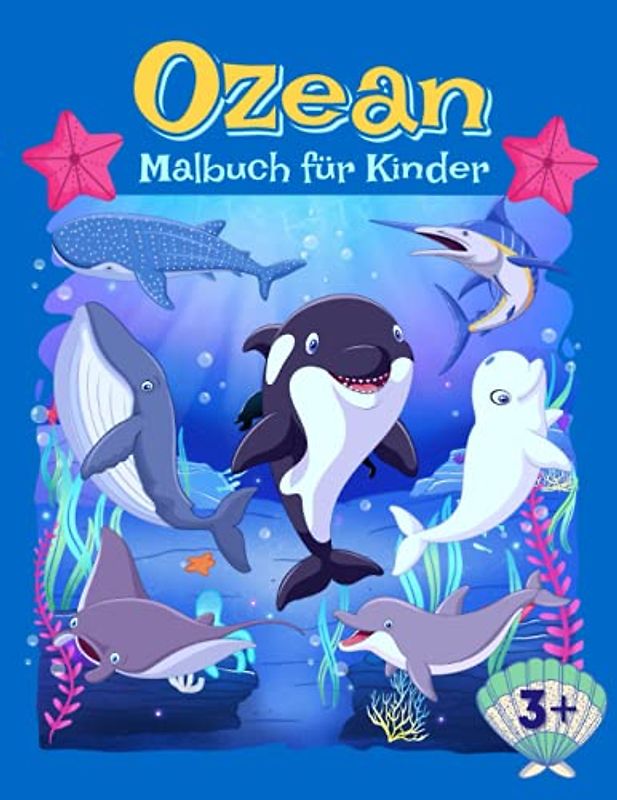 Ozean: Malbuch für Kinder ab 3 Jahren