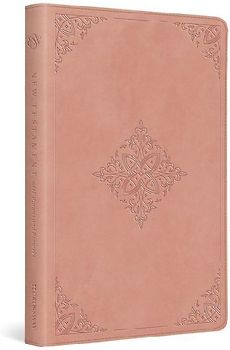 ESV New Testament with Psalms and Proverbs (Trutone, Blush Rose, Fleur-De-Lis Design)