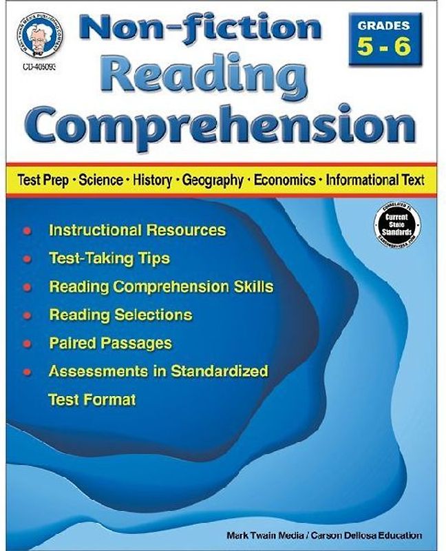 Nonfiction Reading Comprehension Workbook, Grades 5 - 6