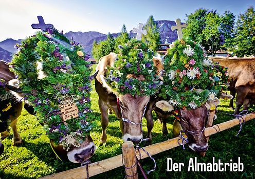 Der Almabtrieb (Tischaufsteller DIN A5 quer)