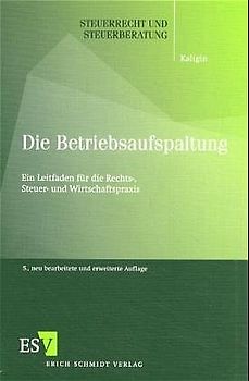 Die Betriebsaufspaltung