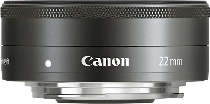 Canon EF-M 22 mm F2.0 STM 43 mm Filtergewinde (Canon EF-M Anschluss) schwarz