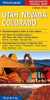 Utah / Colorado / Nevada. 1:800000